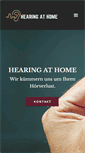 Mobile Screenshot of hearing-at-home.eu